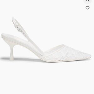 SIMKHAI Dylan Lace Slingback Pumps